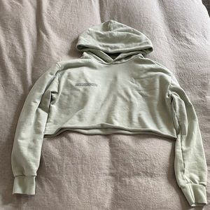 Pangaia Women’s Super Cropped Hoodie Sweatshirt Organic Cotton Light. Size S .